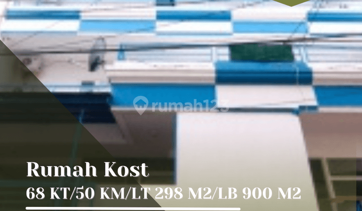 Jual Kost 4 Lantai 68 Kamar Sudah Beroperasi 900 M2 SHM di Grogol Susilo Jakarta Barat  1