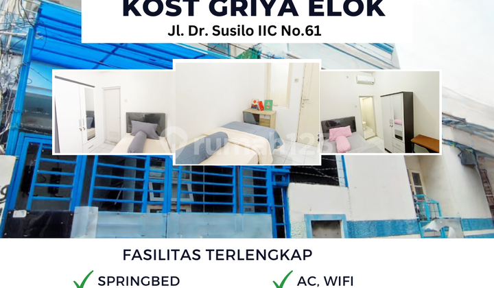 Disewakan KOST Pria Wanita Campur Strategis Untuk Karyawan & Mahasiswa Griya Elok Paling Murahh di Grogol Jakarta Barat BOOK NOW !! 1
