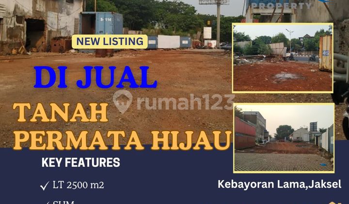 Di Jual Tanah Kosong Lokasi di Jalan Permata Hijau Jalan Utama (samping RS Permata Hijau) SUPER STRATEGIS JUAL HANYA DI 87,5 M NEGO DIKIT !! Di Jual Tanah Kosong Lokasi di Jalan Permata Hijau Jalan Utama (samping RS Permata Hijau) SUPER STRATEGIS JUAL HANYA DI 87,5 M NEGO DIKIT !!
