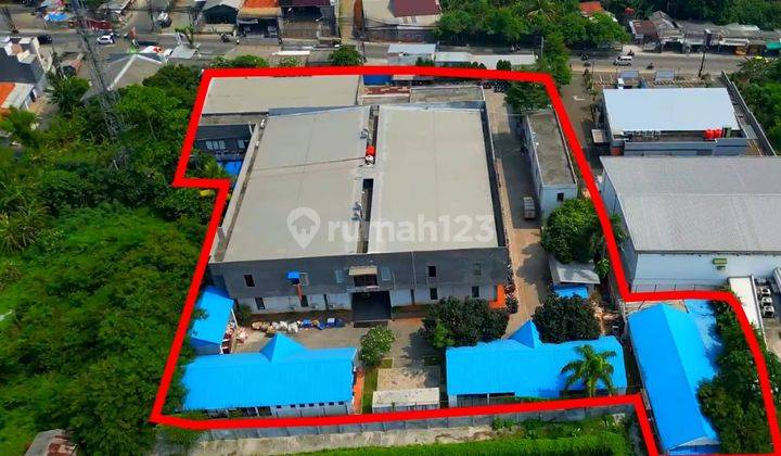Dijual Pabrik.kantor Di Jl Raya Puspitek Dkt Unpam 1