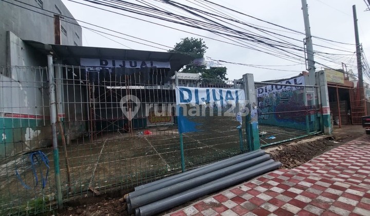 Dijual Tanah Bonus Gedung Kantor Di Jl. Raya Serpong Dkt Pintu Tol