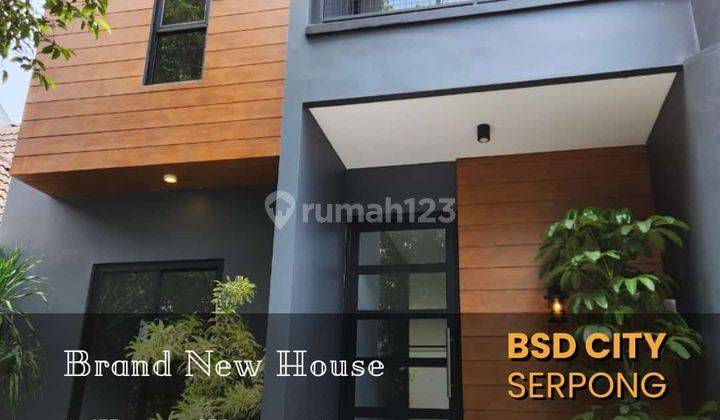 Rumah Brand New Di Bsd, Lingkungan Asri Siap Huni  1