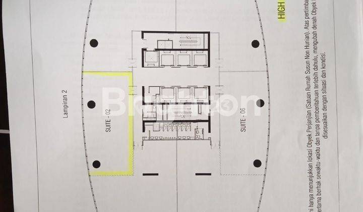 SPACE OFFICE UKURAN LUAS BANGUNAN 328M2, 346M2, 166M2, DI DALAM GEDUNG AXA TOWER, KUNINGAN, JAKARTA SELATAN (KODE RMRG 2477) 1