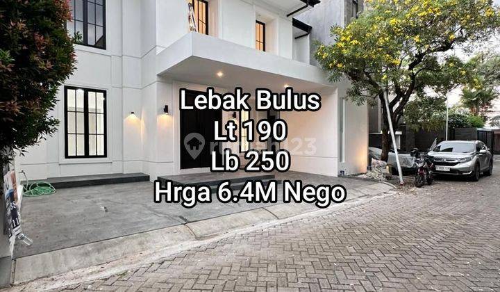 Jual Rumah Baru Modern Clasic Di Lebak Bulus Jakarta Selatan 1