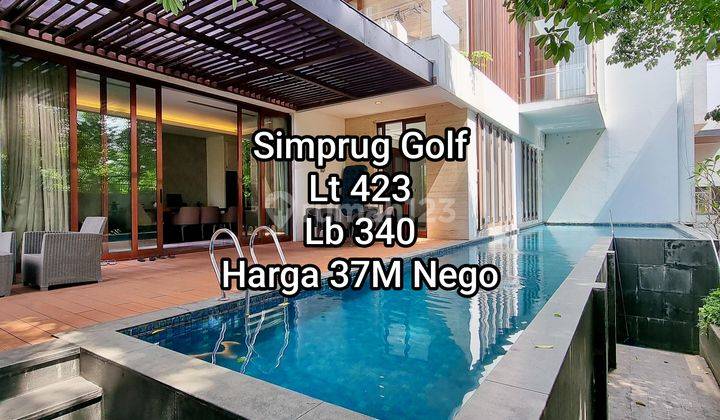 Jual Rumah Mewah Di Simprug Golf Jakarta Selatan 1