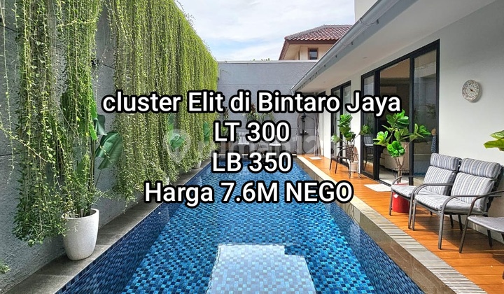 Rumah Private Pool di Komplek Elit Bintaro Jaya