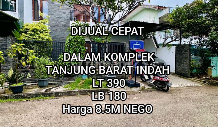 Dijual Cepat Rumah Dalam Komplek di Tanjung Barat Indah Jaksel