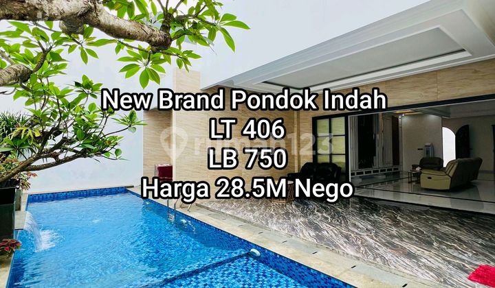 Rumah Baru Private Lift Pool di Pondok Indah