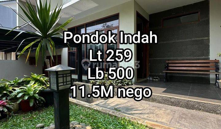 Jual Rumah Cepat Depan Taman Di Pondok Indah Jaksel 2