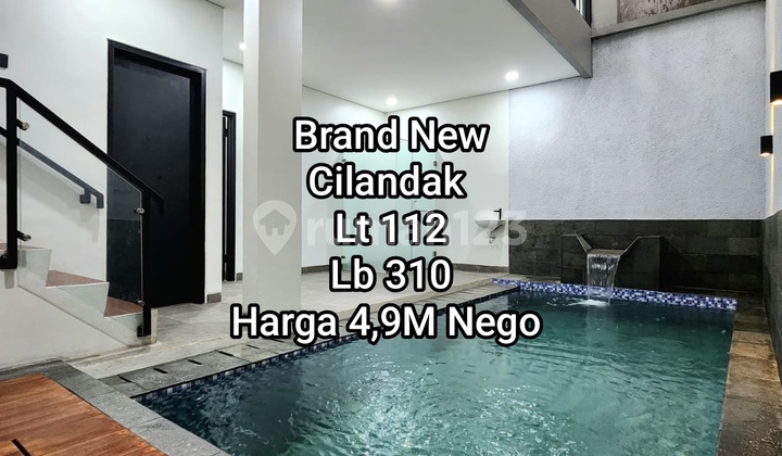 Rumah Baru Private Pool Siap Huni Di Cilandak Jakarta Selatan