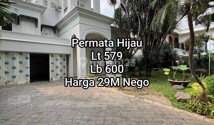 Jual Rumah Klasik Baru Di Permata Hijau Jakarta Selatan 1