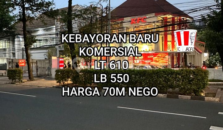 Bangunan Komersial di Melawai Blok M Kebayoran Baru Jakael