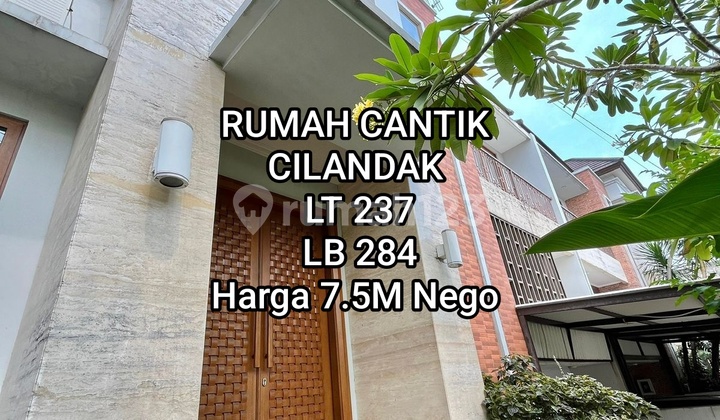 Rumah Cantik Siap Huni di Cilandak Jakarta Selatan