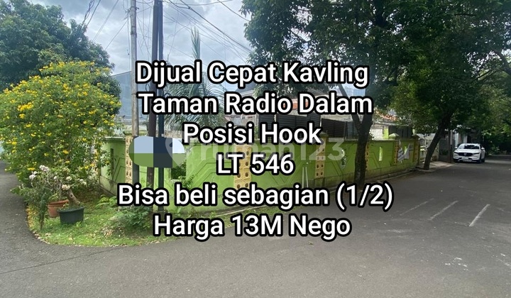 Kavling Dalam Komplek di Kebayoran Baru Jakarta Selatan