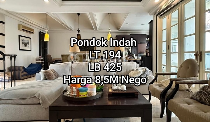 Beautiful House Ready to Live In at the Cheapest Price in Pondok Indah, South Jakarta