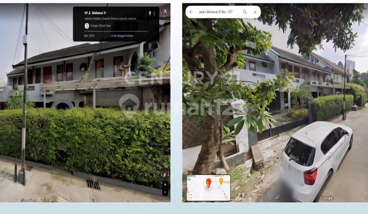 Land and Building in Kebayoran Baru Area 347m Price 18 Billion