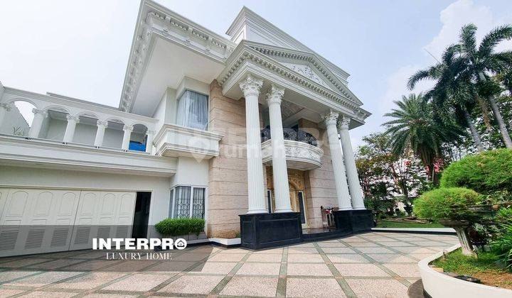 Disewakan Rumah Hook Klasik Mewah Intercon Full Marmer Lt. 1000m2 1