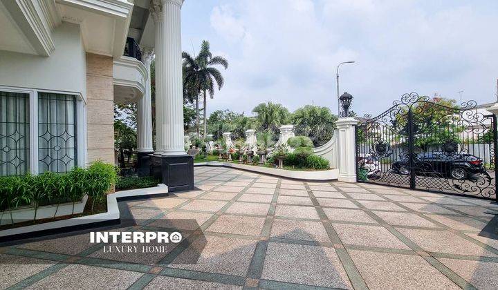 Disewakan Rumah Hook Klasik Mewah Intercon Full Marmer Lt. 1000m2 2