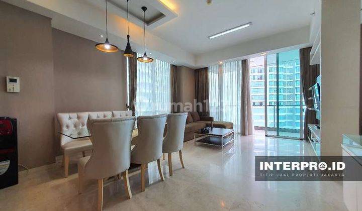 Apartement Kemang Village 2 BR + Study Room Furnished Private Lift Tower Ritz 1