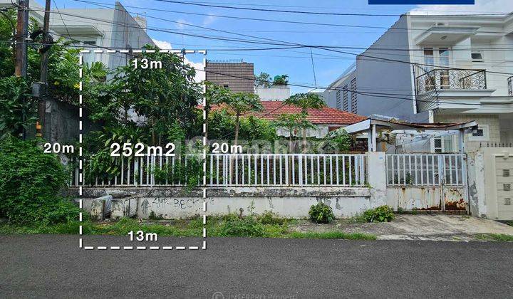 Rumah Hitung Tanah Jalanan Lebar Kemanggisan Utama Lt 252m2 1