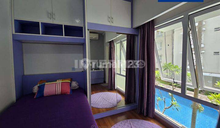 kamar tidur apartemen full furnish 2br puri
