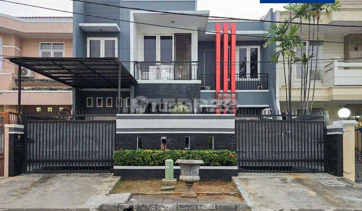 Rumah 2 Lantai Minimalis Modern LT 200m2 Taman Villa Meruya  1