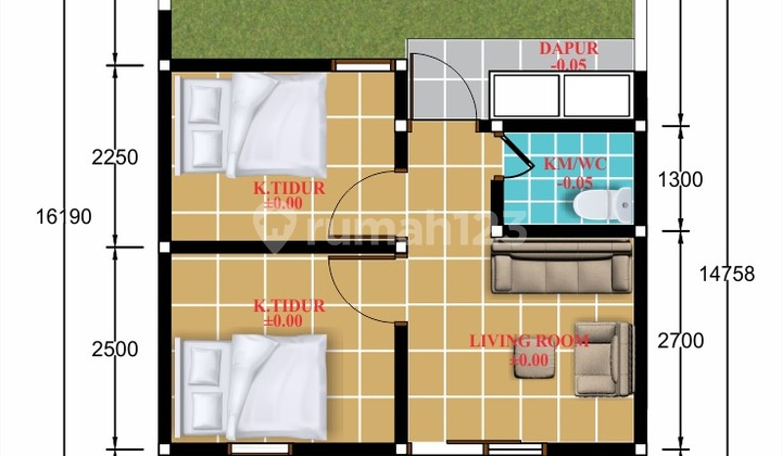 Rumah Idaman Anda di Jl Magelang km 12 - Harga 300 Jutaan. Bisa Cash Tempo