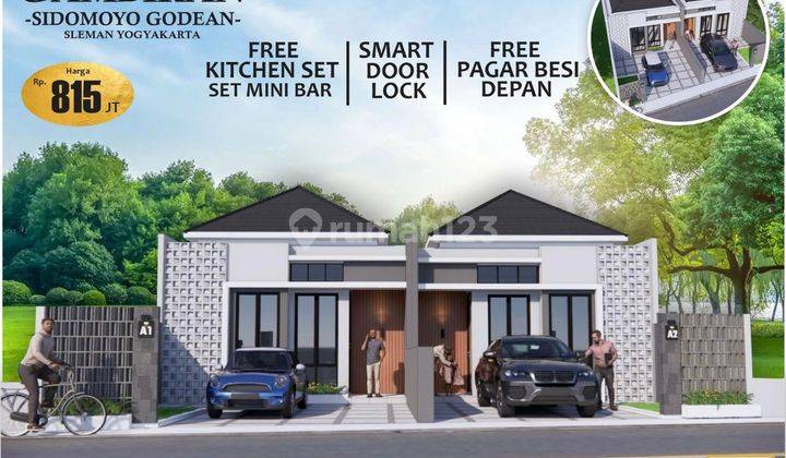 Rumah Milenial Tahap Finishing 800 Jtan di Jl Raya Godean Km 7 1