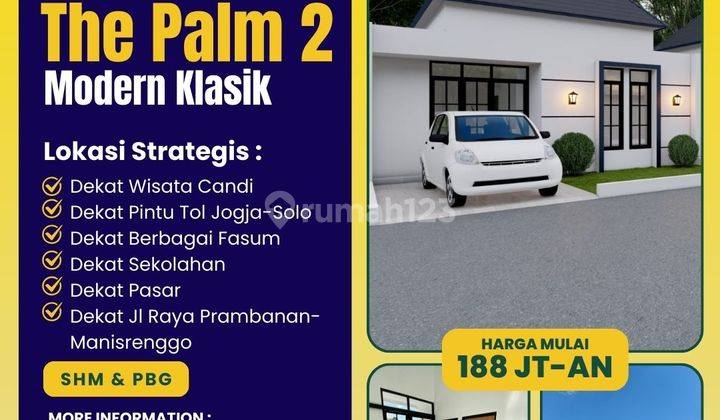 Rumah Asri 200 Jtan Cocok Buat Invest Dekat Pintu Tol Prambanan 1