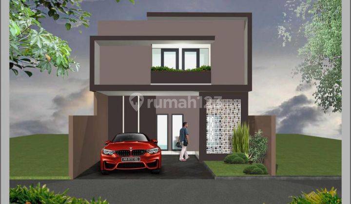Rumah 2 Lantai Proses Bangun Di Selatan Kampus UPN Yogyakarta
