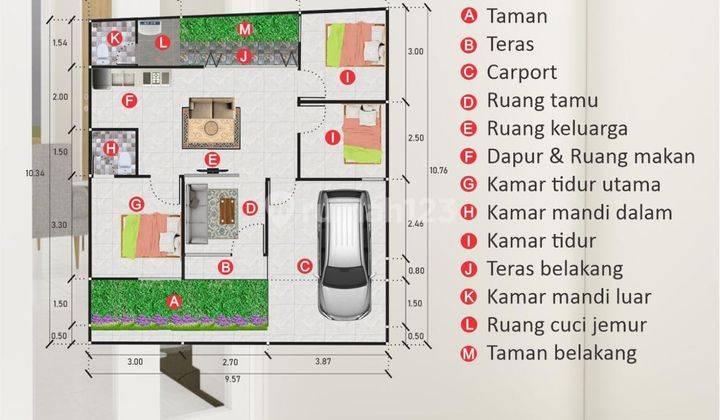 Rumah Impian Dalam Cluster Green Armina Mlati, Harga 800 Jtan 2