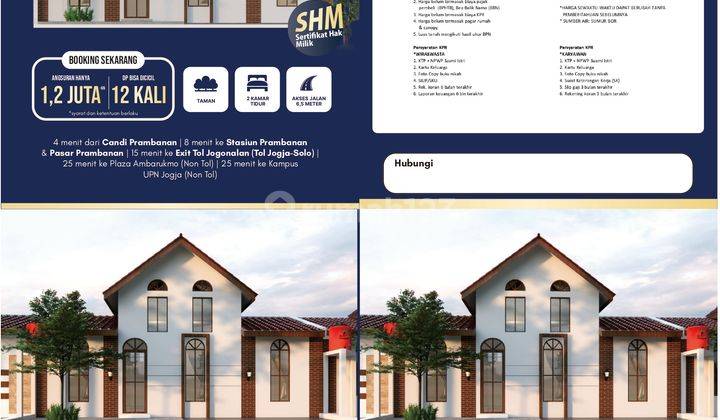 Rumah Dalam Cluster Strategis, 200 Jtan Dekat Ramayan Prambanan 1