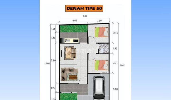 Rumah Siap Huni Desain Modern Harga 450 Juta Dekat Pasar Godean 2