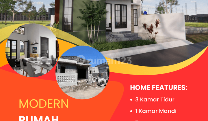 Rumah Moderen Siap Huni 400 Jt An Di Berbah Sleman Yogyakarta 1