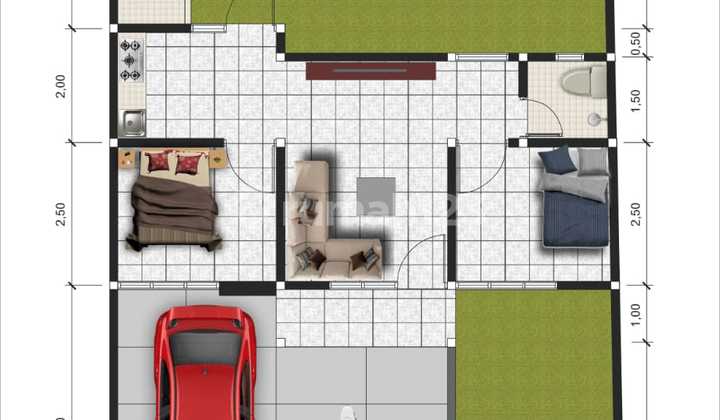 Modern New Southern House near Godean Market - Price around 445 Million 2