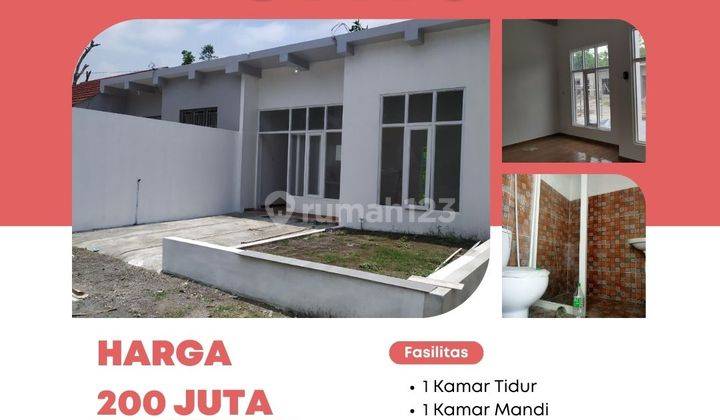 Rumah Minimalis 200 Jt Free Bbhtb di Utara Hotel Galuh Prambanan 1