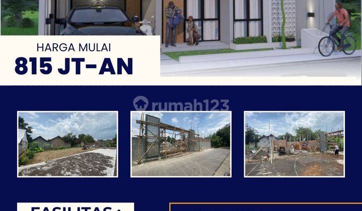 Rumah Impian Dalam Cluster Premium Dekat Sleman City Hall, 815 JT 1