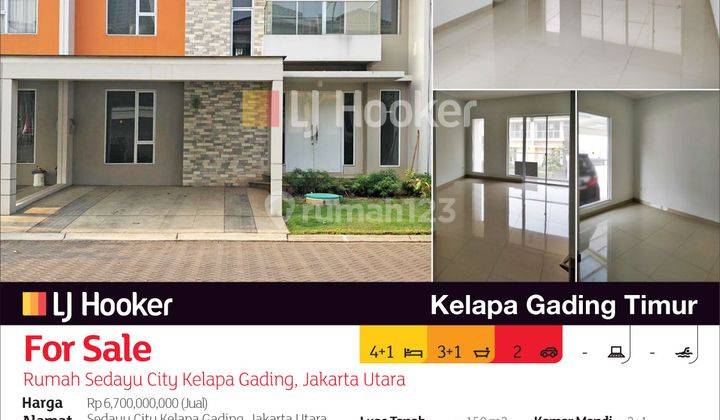 Rumah Sedayu City Kelapa Gading, Jakarta Utara 2