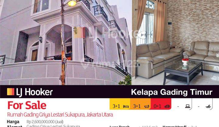 Rumah Gading Griya Lestari Sukapura, Jakarta Utara 2