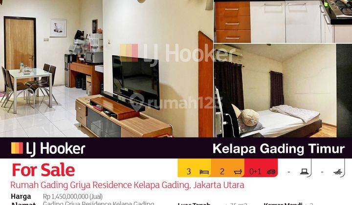 Rumah Gading Griya Residence Kelapa Gading, Jakarta Utara 2