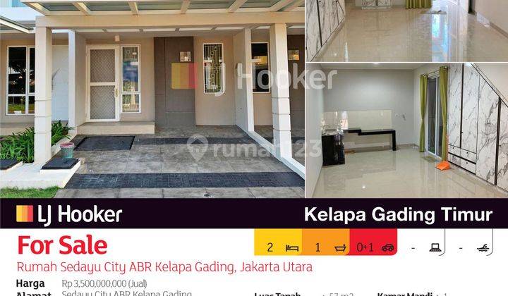 Rumah Sedayu City Abr Kelapa Gading, Jakarta Utara 2