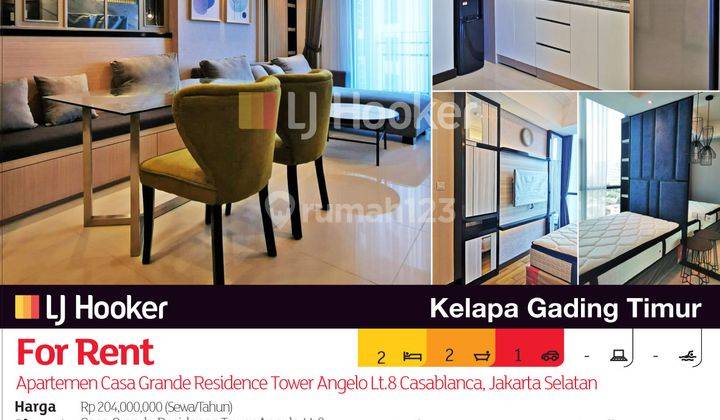 Apartemen Casa Grande Residence Tower Angelo Lt.8 Casablanca, Jakarta Selatan 2