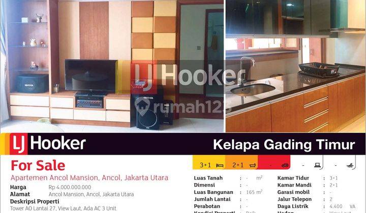 Apartemen Ancol Mansion, Ancol, Jakarta Utara 2