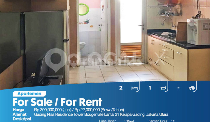 Gading Nias Residence Tower Bougenville 21st Floor, Kelapa Gading, North Jakarta 2