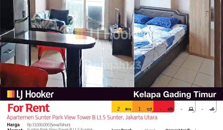 Apartemen Sunter Park View Tower B Lt.5 Sunter, Jakarta Utara 2