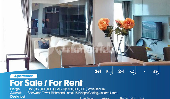 Sherwood Tower Apartment 15th Floor, Kelapa Gading, North Jakarta 2