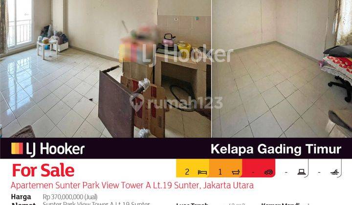 Apartemen Sunter Park View Tower A Lt.19 Sunter, Jakarta Utara 2