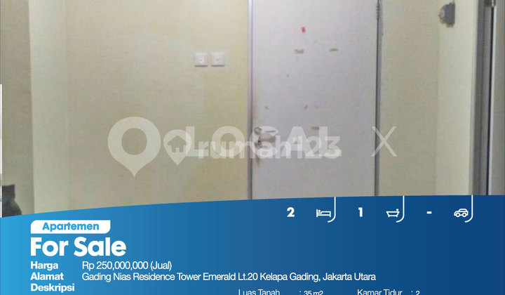Gading Nias Residence Tower Emerald 20th Floor, Kelapa Gading, North Jakarta 2