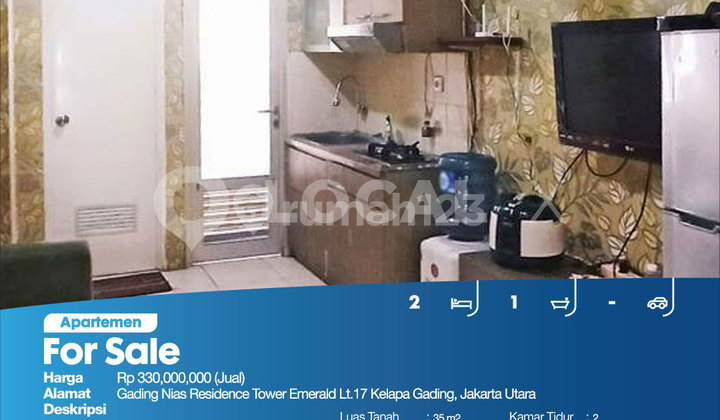 Gading Nias Residence Tower Emerald 17th Floor, Kelapa Gading, North Jakarta Apartment 2