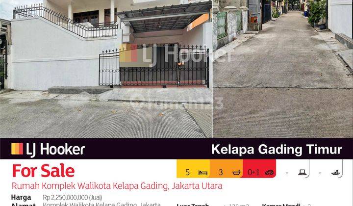 Rumah Komplek Walikota Kelapa Gading, Jakarta Utara 2